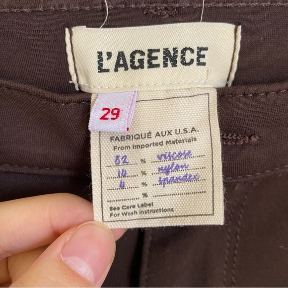 L'AGENCE Marty High Rise Flare Pants 29 - Picture 4 of 7